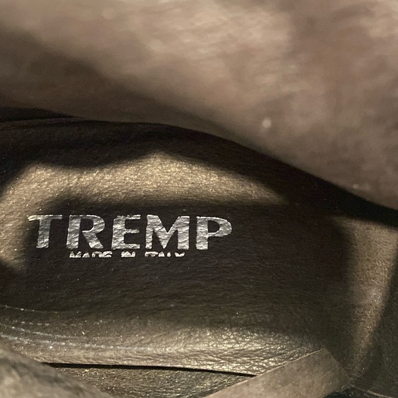 - Tremp - black leather boots - leather lined zipper & buckle EUC - Picture 14 of 15